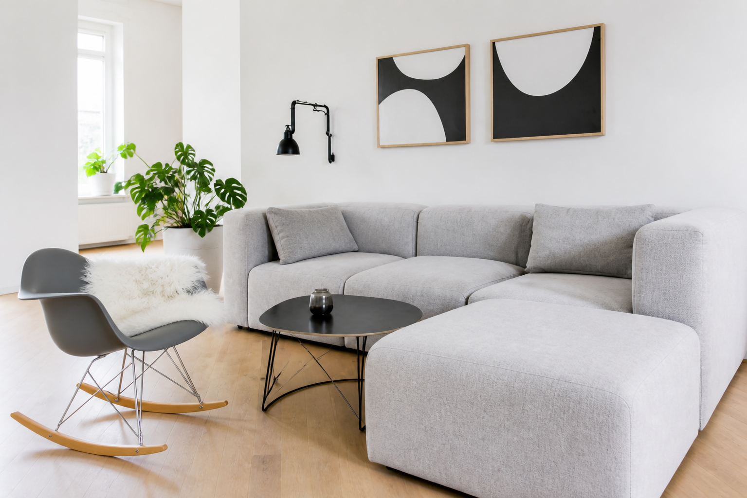 Warm Minimalism seating and furniture details